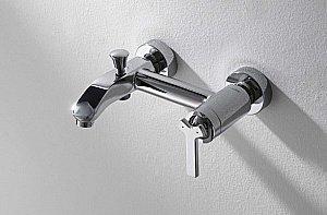 Смеситель для ванны Bravat WATERFALL F673107C-01 купить в интернет-магазине сантехники Sanbest