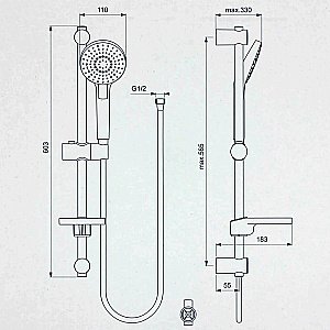 Набор смесителей Ideal Standard Ceraflex BD001AA купить в интернет-магазине сантехники Sanbest