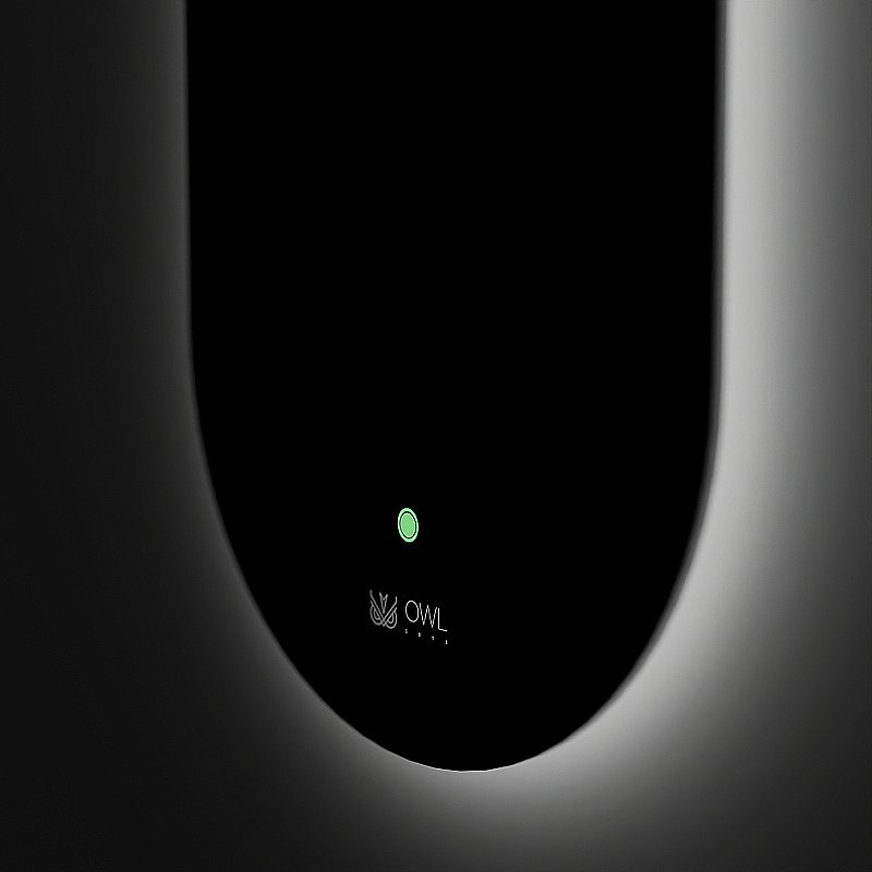 Зеркало с подсветкой Owl 1975 Rusken 55 OWLM200304 в ванную от интернет-магазине сантехники Sanbest