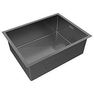 Кухонная мойка Paulmark NEXT-SLIM PM215442-GM вороненая сталь купить в интернет-магазине сантехники Sanbest