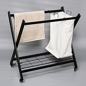 Корзина на ножках WasserKRAFT Naab WB-860-L белый купить в интернет-магазине сантехники Sanbest