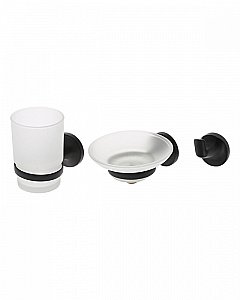 Набор аксессуаров Orange Y01-888b черный купить в интернет-магазине сантехники Sanbest