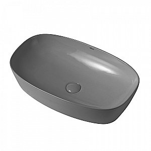 Раковина накладная Abber Rechteck AC2206MG серая матовая купить в интернет-магазине Sanbest