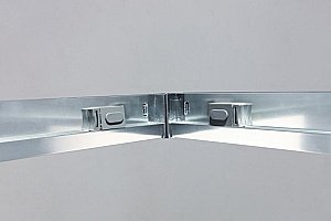 Душевой уголок Cezares Momento 90x90 MOMENTO-R-2-90-C-Cr стекло прозрачное/профиль хром купить в интернет-магазине Sanbest