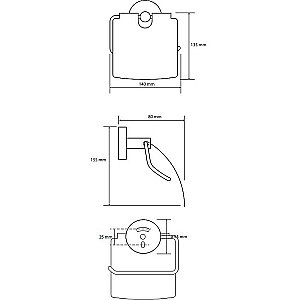 Набор аксессуаров Bemeta Omega 6 204601 хром купить в интернет-магазине сантехники Sanbest
