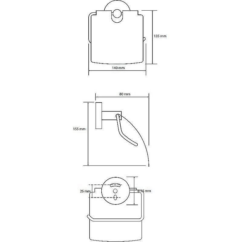 Набор аксессуаров Bemeta Omega 6 204601 хром купить в интернет-магазине сантехники Sanbest