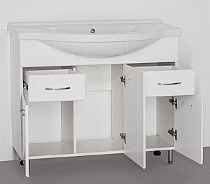 Тумба с раковиной Style Line Эко Стандарт № 26 100 для ванной в интернет-магазине Sanbest