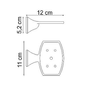 Мыльница решетка WasserKRAFT Wern К-2569 купить в интернет-магазине сантехники Sanbest