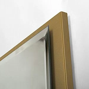 Зеркало Cezares CZR-SPC-INT-1000-900-LED-TCH-WARM-BORO брашированное золото в ванную от интернет-магазине сантехники Sanbest