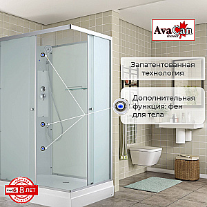Душевая кабина AvaCan CK Серия CK2911N 110х90 без крыши купить в интернет-магазине Sanbest
