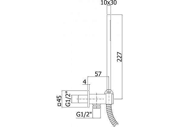 Душевой гарнитур Paffoni PREMIUM ZDUP059CR купить в интернет-магазине сантехники Sanbest