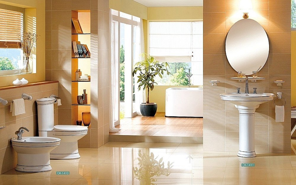 Биде напольное CeramaLux LUX CLASSIC 1410 купить в интернет-магазине Sanbest