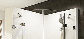 Крепление для душевого угла Ravak B SET BSRV4, BSKK4-100 хpом купить в интернет-магазине сантехники Sanbest