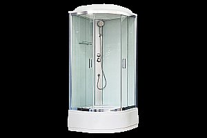 Душевая кабина Royal Bath RB90CK5-WT-CH 90x90 профиль хром/стекло прозрачное купить в интернет-магазине Sanbest
