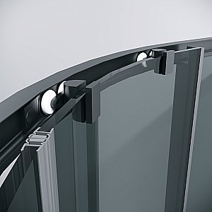 Душевой уголок Grossman Cosmo 301.K33.02.8080.21.10 80x80 стекло тонированное/профиль черный матовый купить в интернет-магазине Sanbest