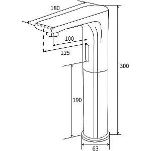 Смеситель для раковины beWash Photocell BWAM0BH856 хром купить в интернет-магазине сантехники Sanbest
