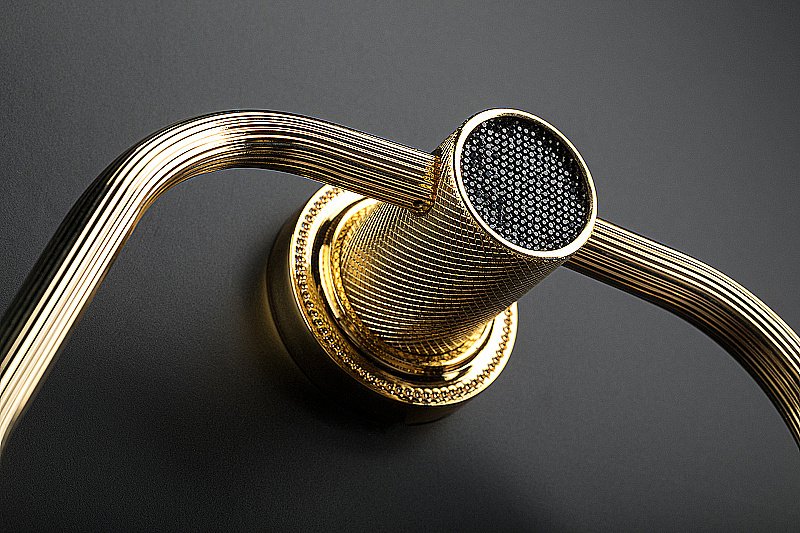 Полотенцедержатель Boheme Royal Cristal 10925-G-B золото/Preciosa купить в интернет-магазине сантехники Sanbest