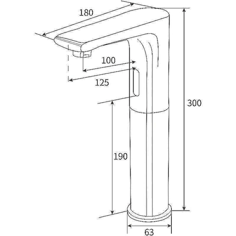 Смеситель для раковины beWash Photocell BWAM0BH856 хром купить в интернет-магазине сантехники Sanbest
