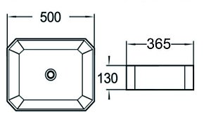 Раковина накладная SantiLine SL-1013 купить в интернет-магазине Sanbest