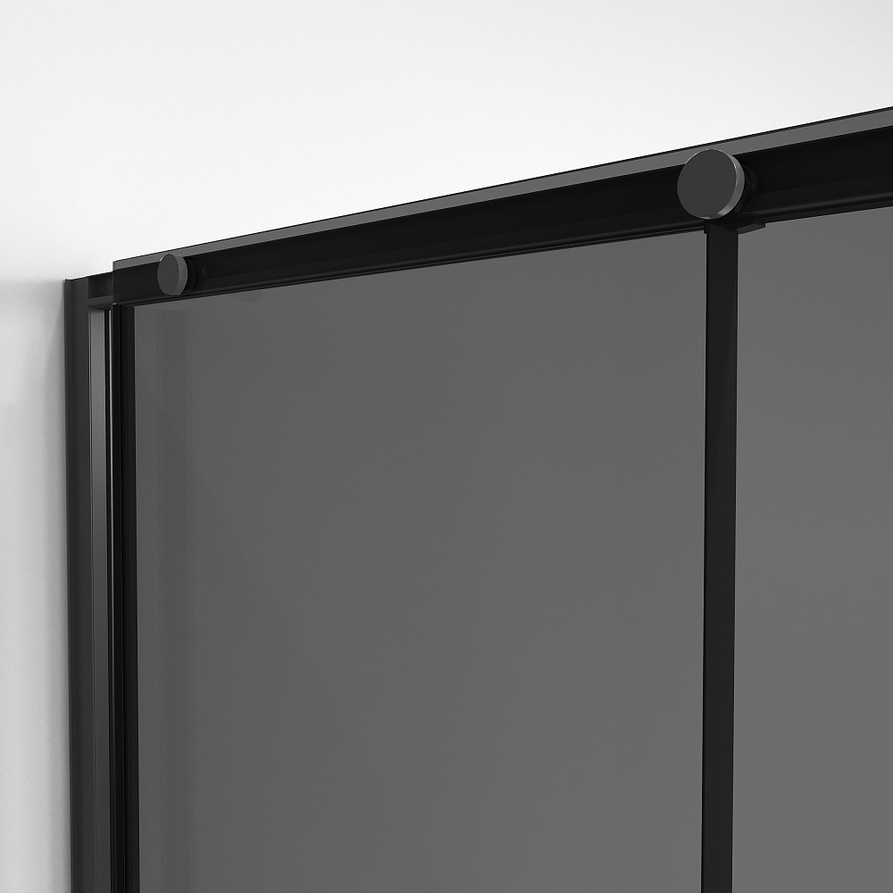Душевая дверь Niagara Nova NG-85-13TB 130 стекло тонированное/профиль черный матовый купить в интернет-магазине Sanbest