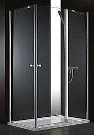 Душевой уголок Cezares Elena 90х100 ELENA-AH-2-100/90-C-Cr стекло прозрачное/профиль хром купить в интернет-магазине Sanbest