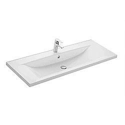 Раковина Акватон Айрис 120 1A729631AG010 белая купить в интернет-магазине Sanbest