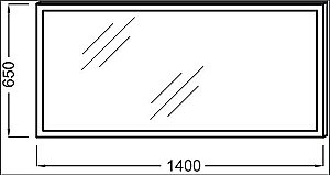 Зеркало с подсветкой Jacob Delafon EB1446-NF 140 в ванную от интернет-магазине сантехники Sanbest