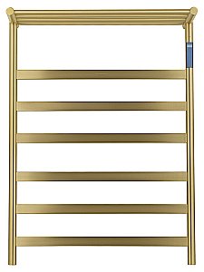 Полотенцесушитель электрический WONZON & WOGHAND ESSEN, Брашированное золото (WW-A403-BG) купить в интернет-магазине сантехники Sanbest