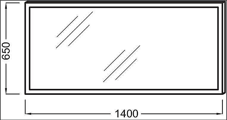Зеркало с подсветкой Jacob Delafon EB1446-NF 140 в ванную от интернет-магазине сантехники Sanbest