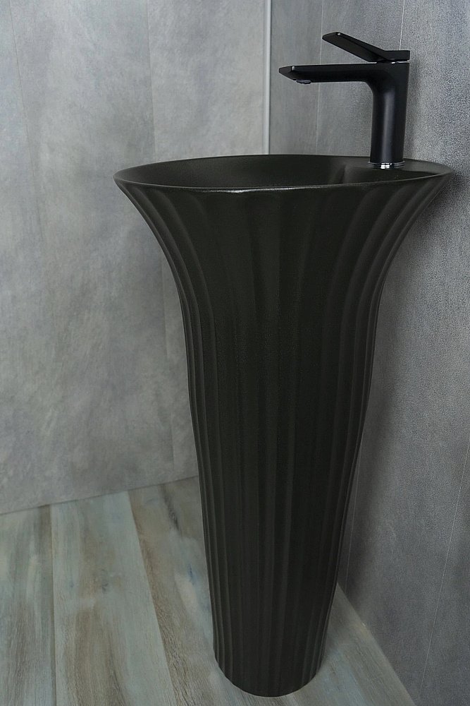 Раковина напольная Gid Autonomo 41 Nb132bg 81114 черная графит купить в интернет-магазине Sanbest