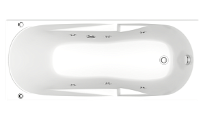Ванна акриловая с гидромассажем BAS Нептун 170x70 купить в интернет-магазине Sanbest