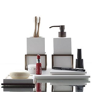 Диспенсер Bertocci Officina 02 145 0748 0800 белый матовый/черный матовый купить в интернет-магазине сантехники Sanbest