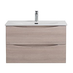 Тумба с раковиной BelBagno MARINO-CER-N-900-2C-SO-RG-P Rovere Grigio для ванной в интернет-магазине Sanbest