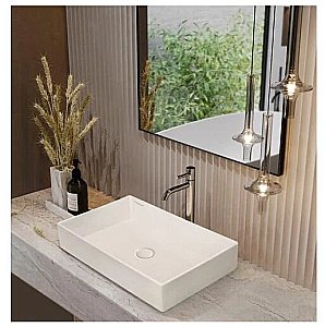 Раковина Sanita luxe Novel Slim 60 NOV60SLWB01S белая купить в интернет-магазине Sanbest