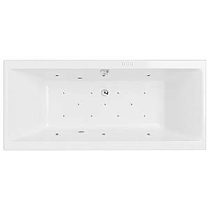 Ванна акриловая EXCELLENT Pryzmat Slim RELAX WAEX.PRY18S.RELAX.CR 180x80 белая с гидромассажем купить в интернет-магазине Sanbest