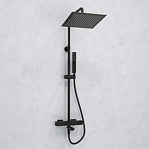 Душевая система WasserKraft Abens 2000 SET2695 Thermo черный Soft-touch купить в интернет-магазине сантехники Sanbest