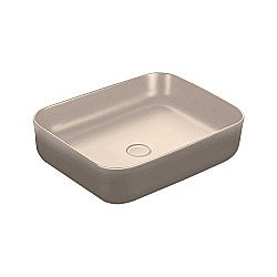 Раковина накладная Vincea 50 VBS-105MC капучино матовый купить в интернет-магазине Sanbest