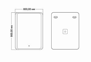 Зеркало Mixline Валерия 545520 60 в ванную от интернет-магазине сантехники Sanbest