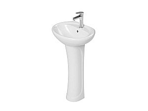 Раковина детская на пьедестале Laguraty 3209 F белая купить в интернет-магазине Sanbest