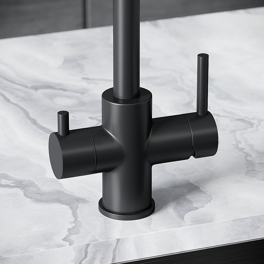 Смеситель для кухни Sancos Vela SC4013MB черный матовый купить в интернет-магазине сантехники Sanbest