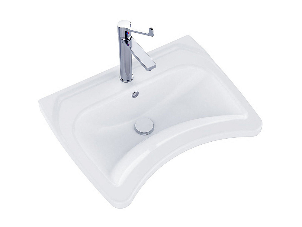 Раковина Ravak Safe 600 XJX01160006 БЕЛЫЙ купить в интернет-магазине Sanbest