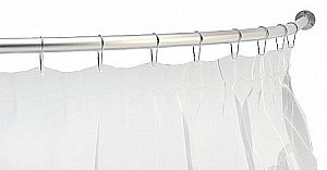 Карниз для ванны Aquanet Bali 150x150 хром купить в интернет-магазине сантехники Sanbest