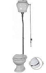 Унитаз Migliore Milady 31744 белый/декор платина D2 купить в интернет-магазине Sanbest