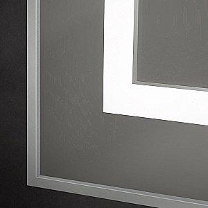 Зеркало BelBagno Kraft SPC-KRAFT-1400-800-SENS-AL сатин в ванную от интернет-магазине сантехники Sanbest