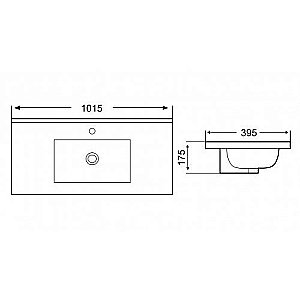Раковина WeltWasser WW DEILBACH 7517- 100 белая купить в интернет-магазине Sanbest
