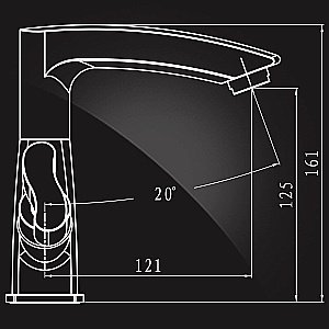 Смеситель для раковины Elghansa NEW WAVE ZETA 1907592 купить в интернет-магазине сантехники Sanbest