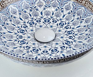 Донный клапан без перелива Bronze de Luxe 1001/1W белый купить в интернет-магазине сантехники Sanbest