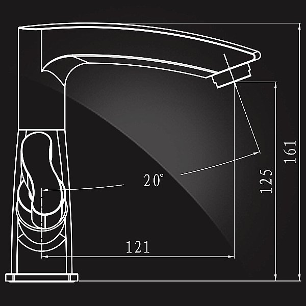 Смеситель для раковины Elghansa NEW WAVE ZETA 1907592 купить в интернет-магазине сантехники Sanbest