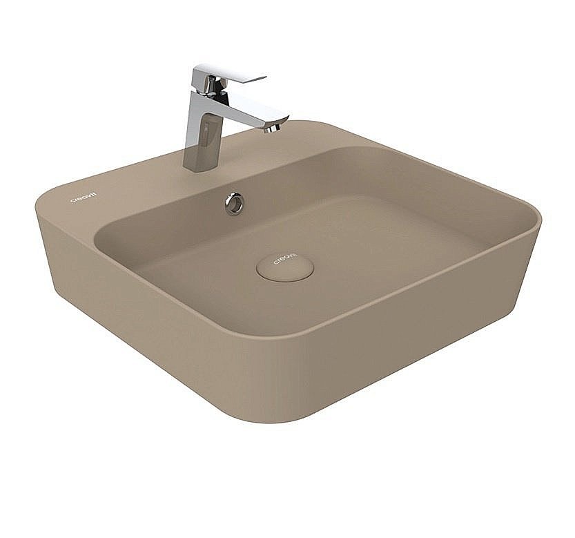 Накладная раковина CREAVIT Loop 45 LP046-00CM00E-0000 капучино матовый купить в интернет-магазине Sanbest