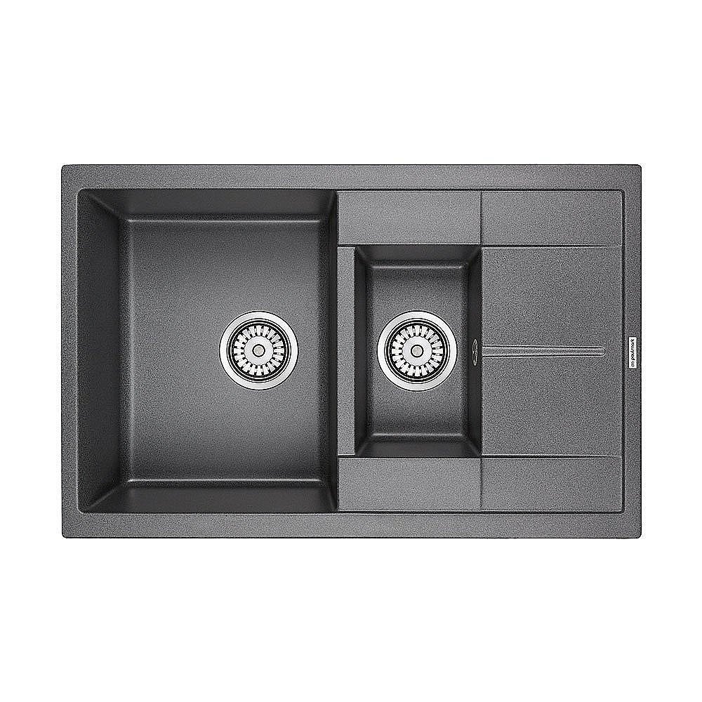 Мойка кухонная Paulmark Feste PM237850-DG Серая купить в интернет-магазине сантехники Sanbest